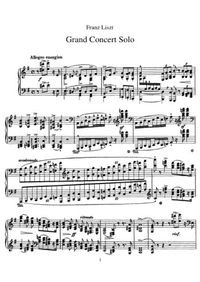 Grand concert solo - Franz Liszt